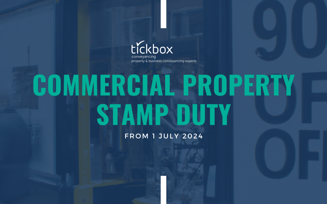 Commercial Property Stamp Duty Changes from 1 July 2024